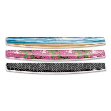 Fellowes® Photo Gel Wrist Rest With Microban, 18 1-2 X 2 5-16 X 3-4, Gray-white freeshipping - TVN Wholesale